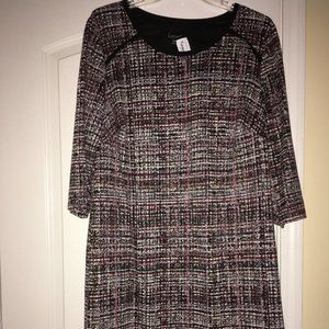 Connected Apparel Tweed Dress 22W